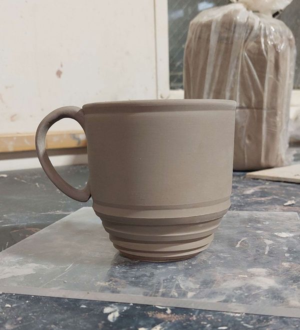 Mug in progress.